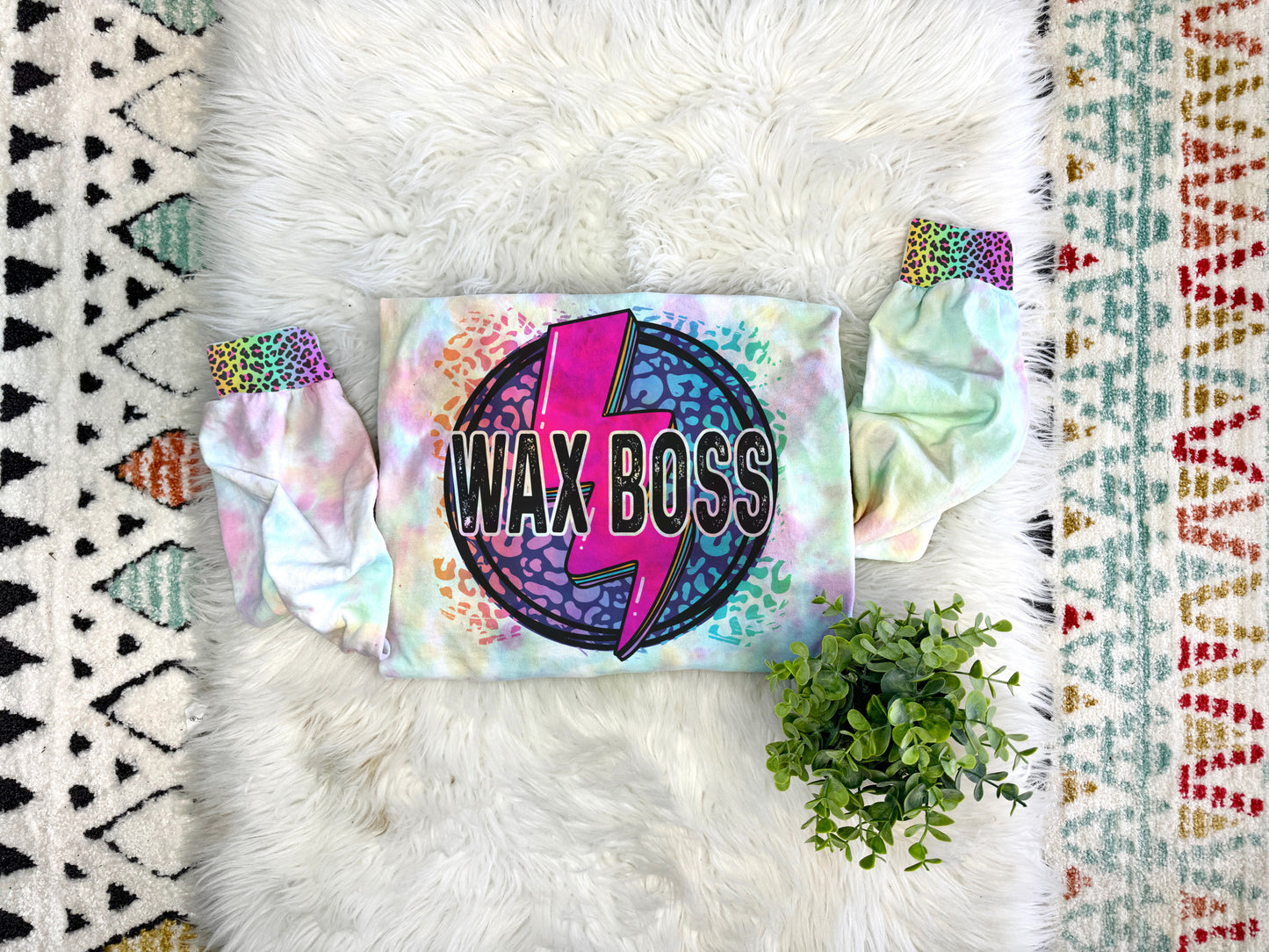 Wax boss colorful leopard