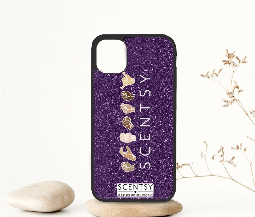 S C E N T S Y hands glitter case (Samsung)