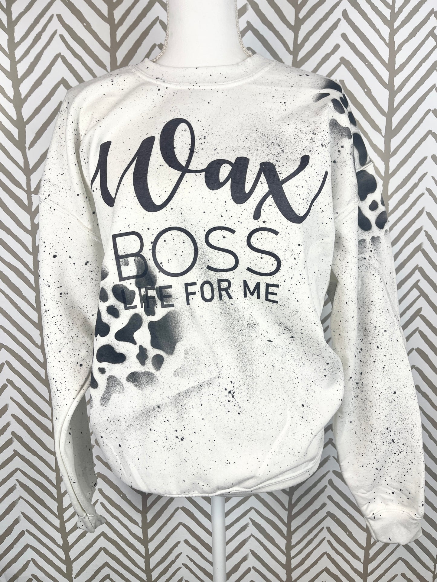 Waxboss life for me cow print