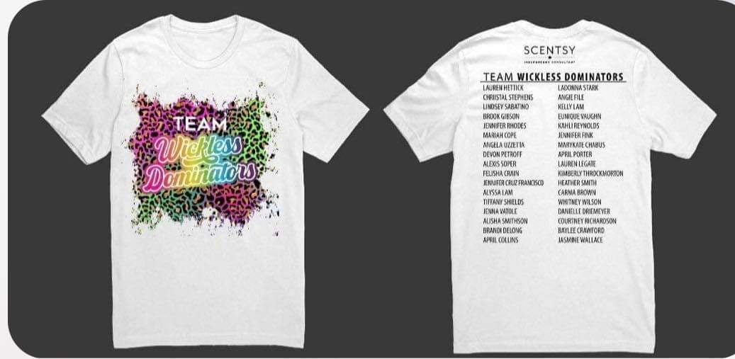 Lauren Hettick team shirts s c e n t s y