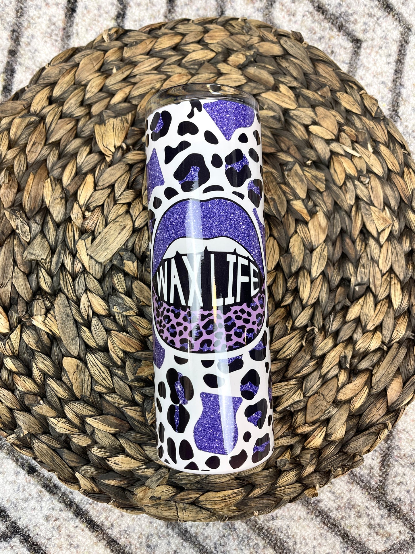 Wax life leopard tumbler