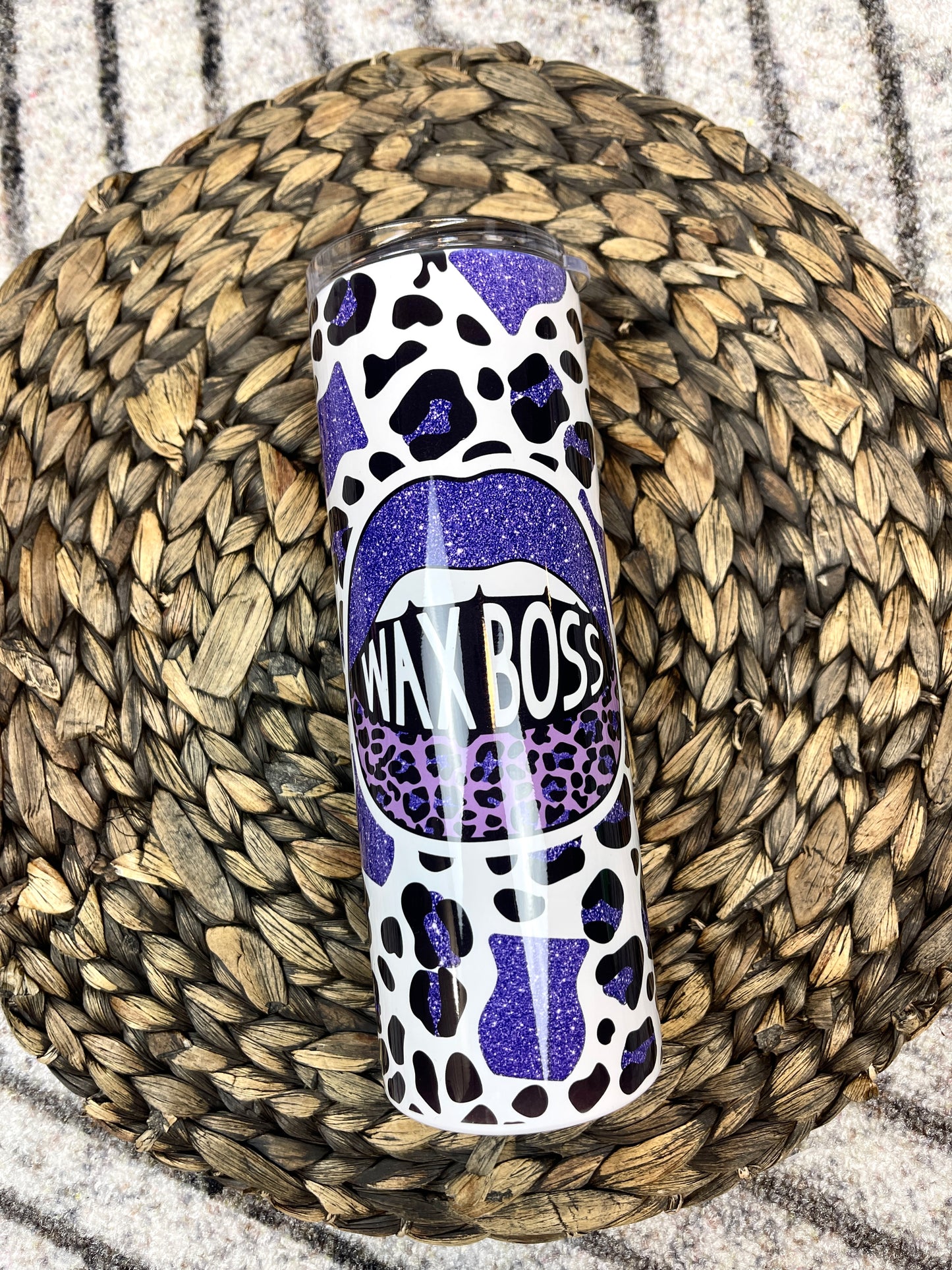 Wax boss leopard tumbler