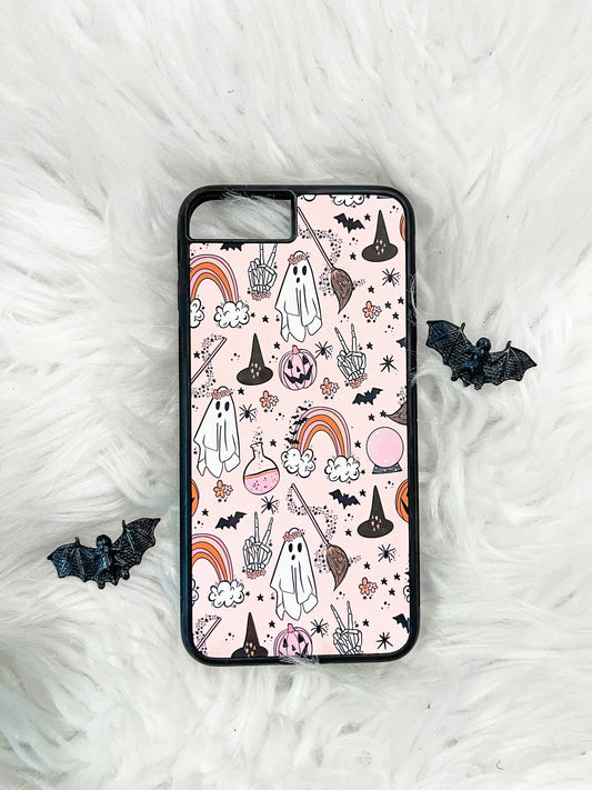 Pink Boo Halloween Case (Iphone)