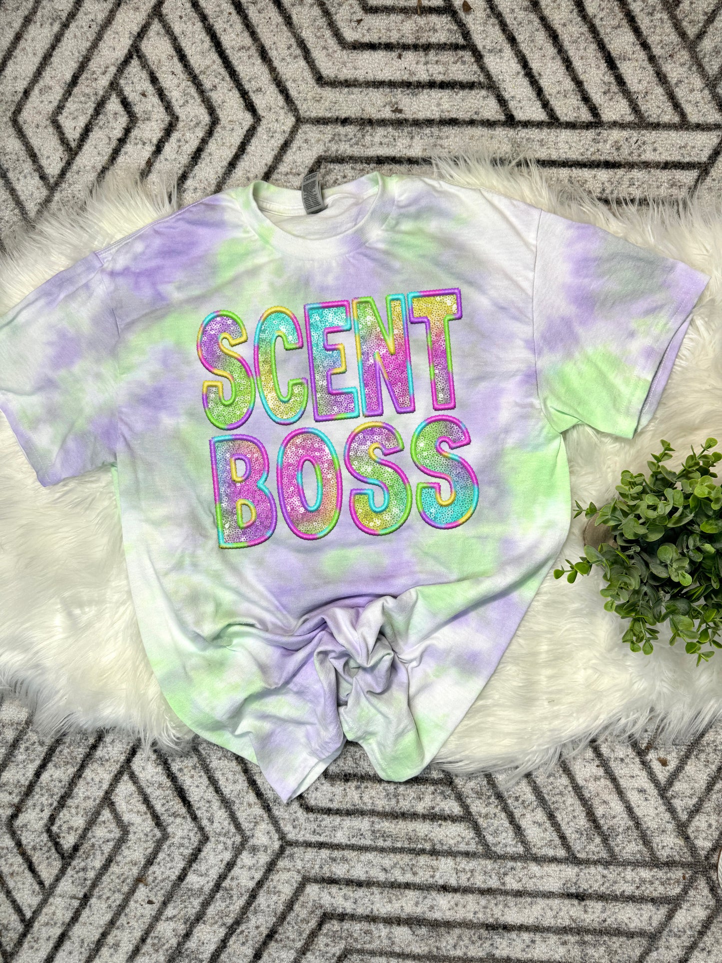 Scent boss pastel sequin