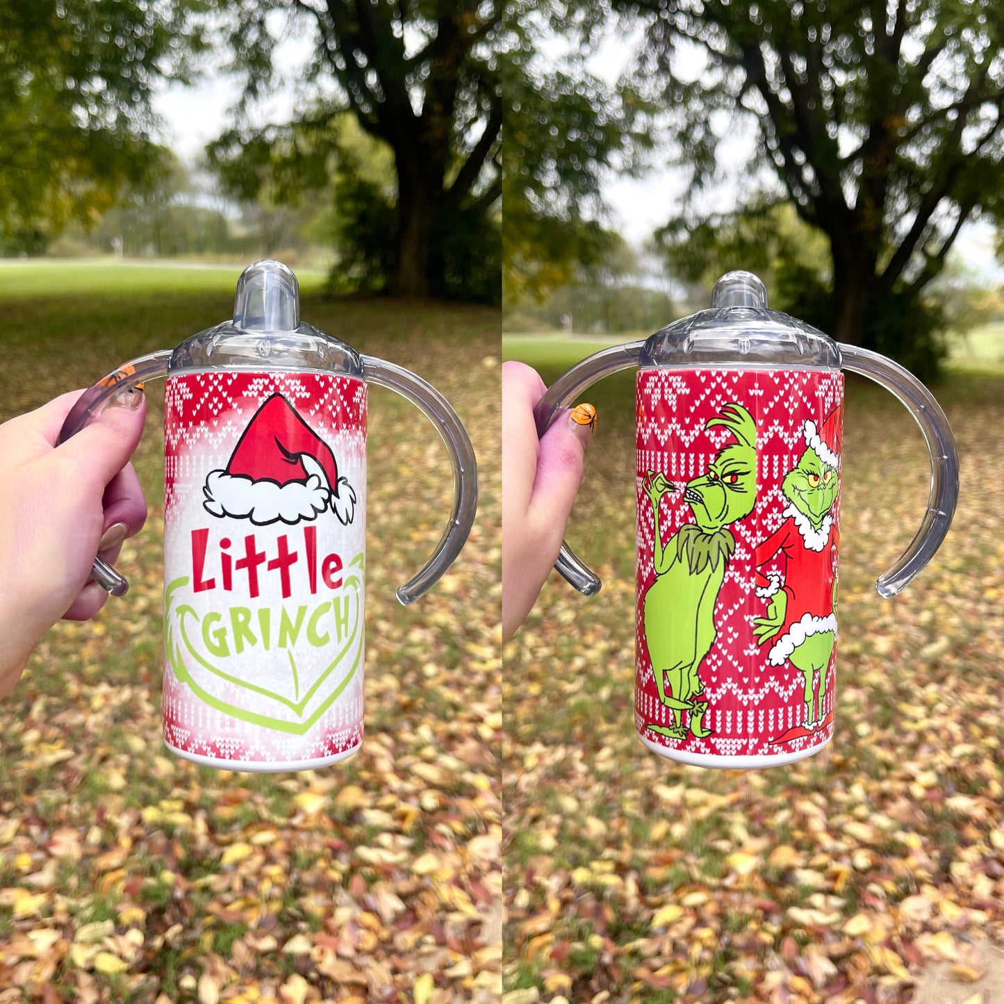 Little Green Christmas tumbler