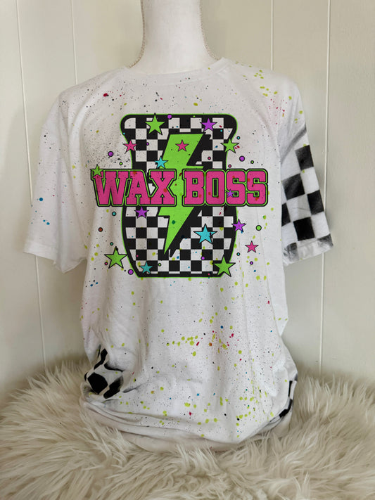 Wax boss neon checkered