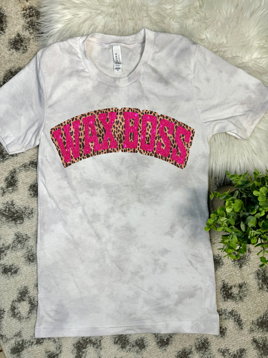 Pink leopard wax boss