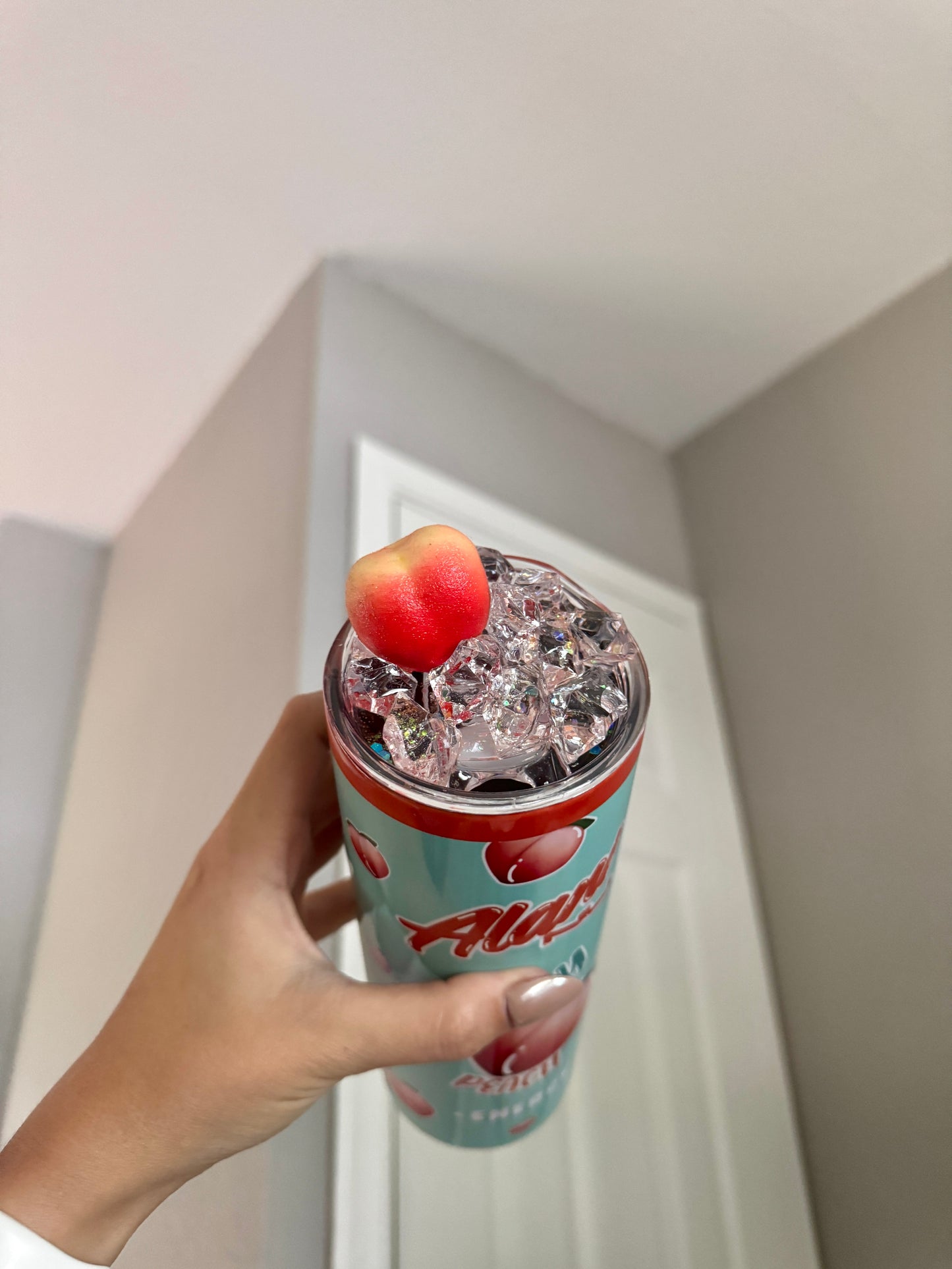 Peach tumbler