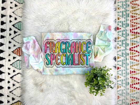 Fragrance specialist pastel dyed