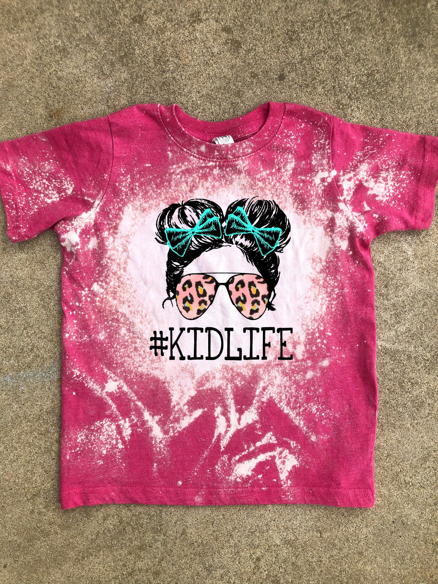 Kid life bleached tee