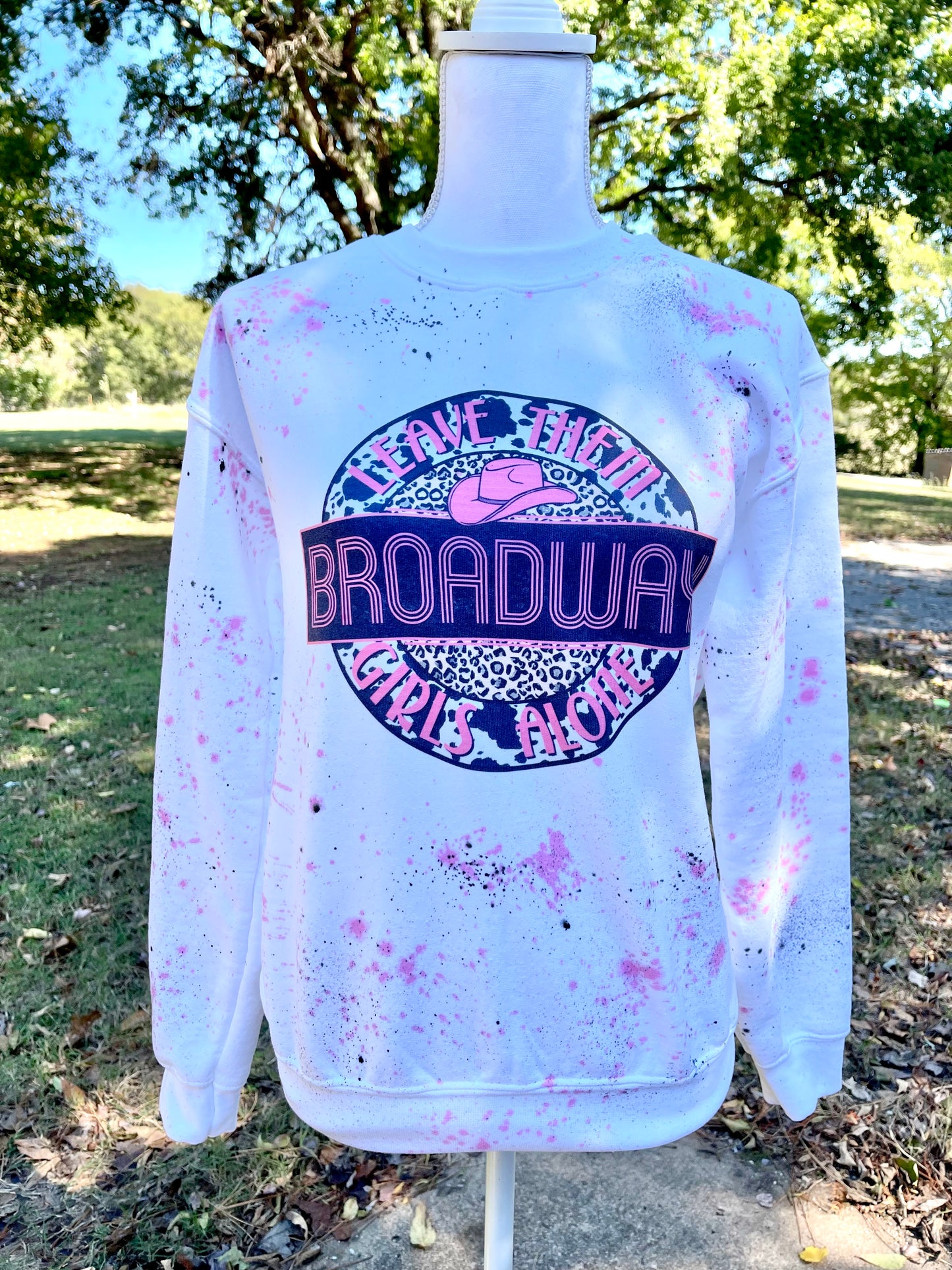 Broadway Girls pink/black dyed