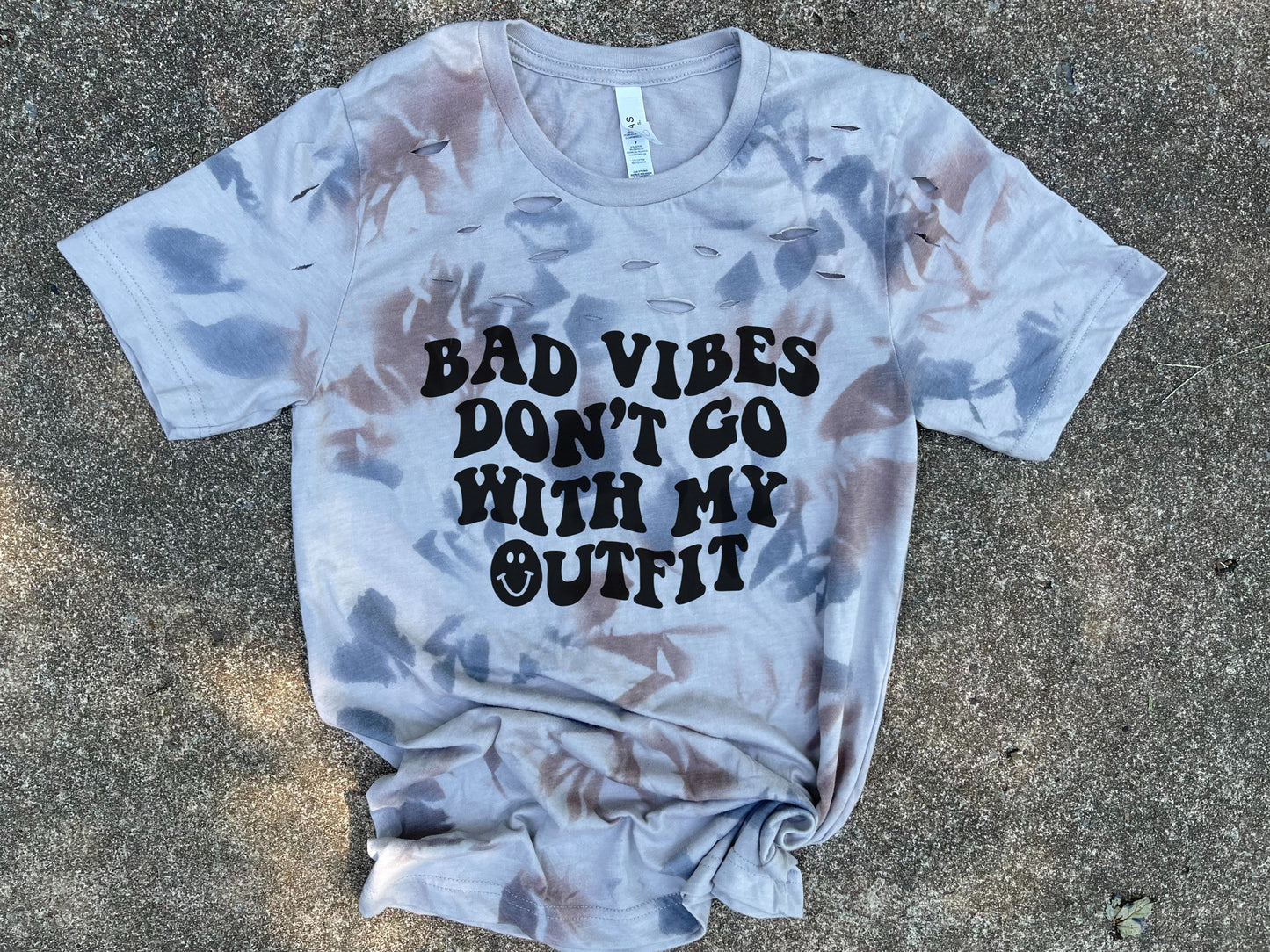 Bad vibes distressed