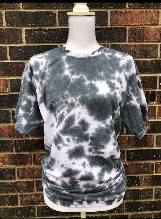 Black Tie Dye Blank