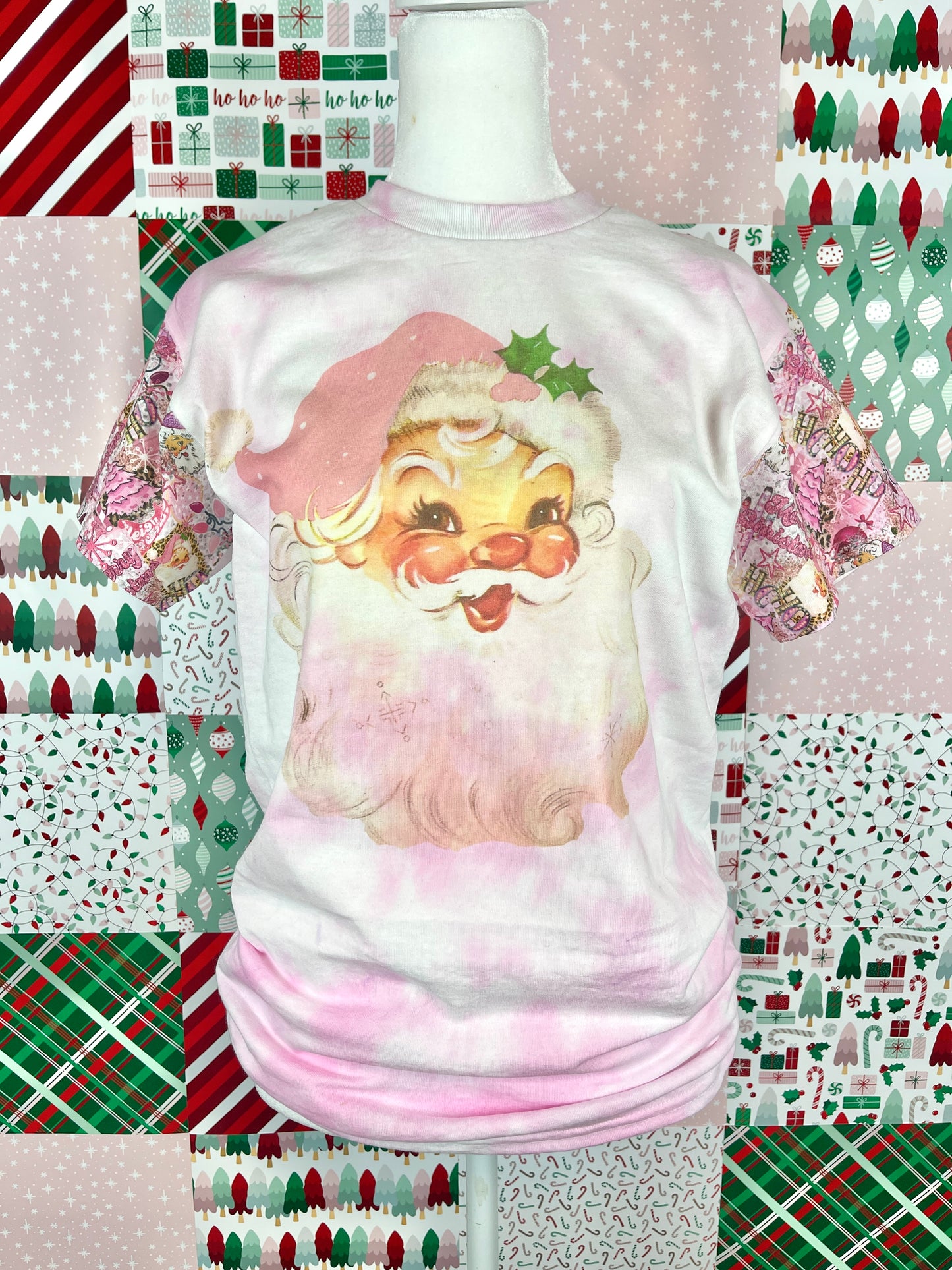 Pink Santa sleeve