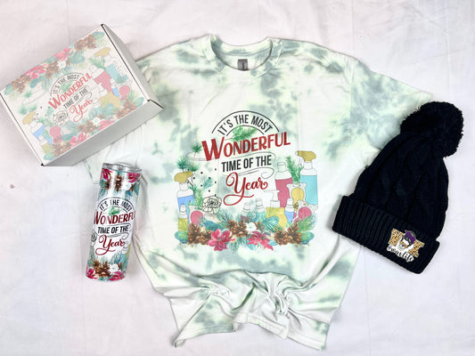 wonderful time of year black beanie box