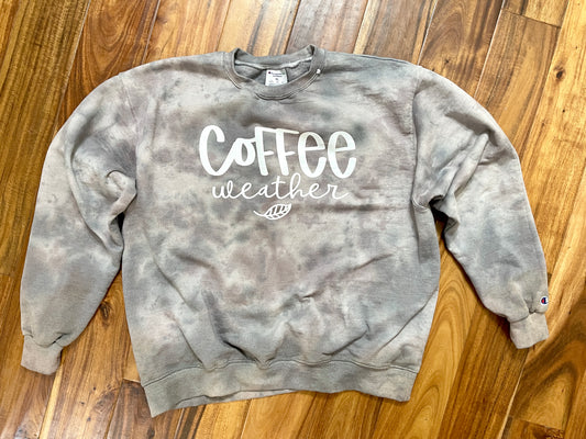 Coffee weather dyed sweatshirt