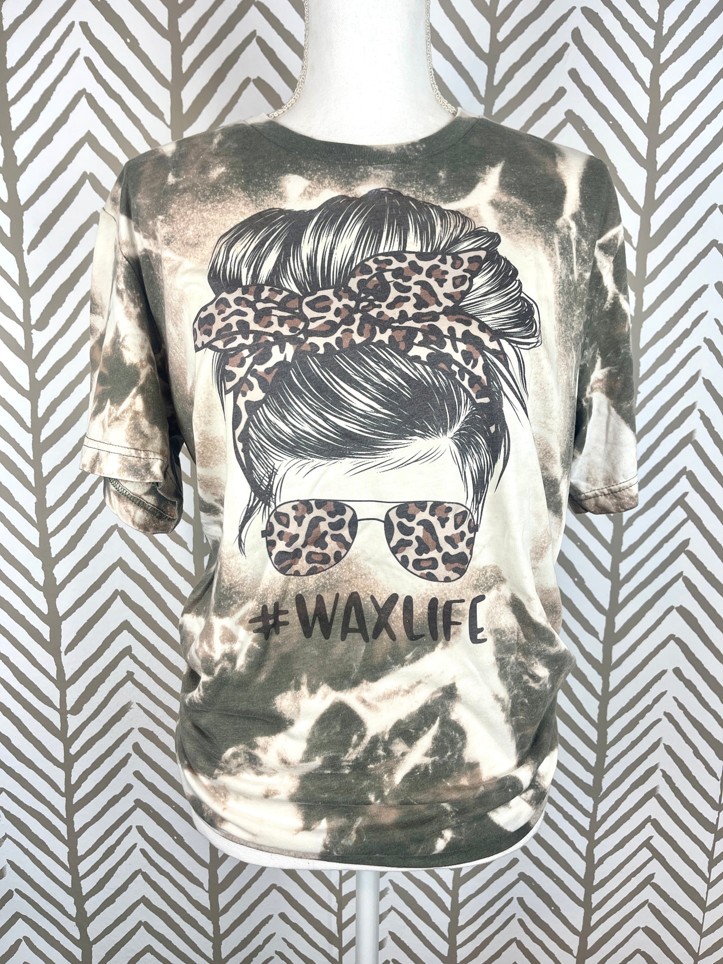 wax life leopard bun