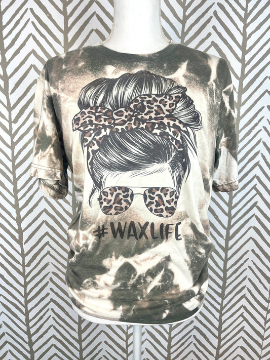 wax life leopard bun